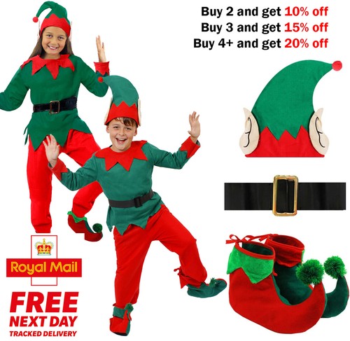 Costume elfo bambino vestito - costume,