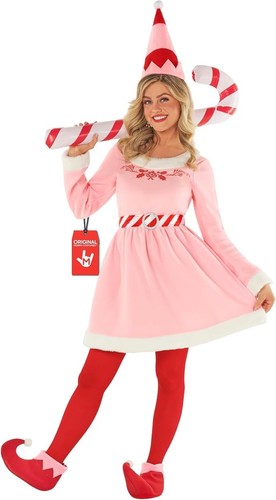 Costume elfo rosa donna - elfo,