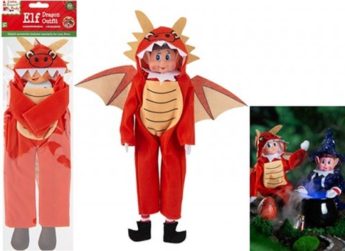 Costume elfo cattivo - , drago