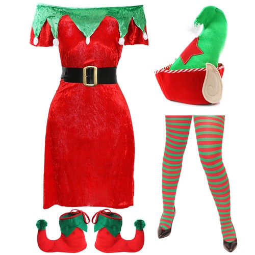 Costume elfo donna vestito - costume,