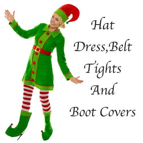 Costume elfo donna pezzi - elfo,