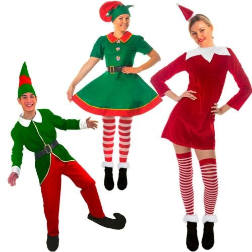 Costume elfo adulto babbo - adulto,