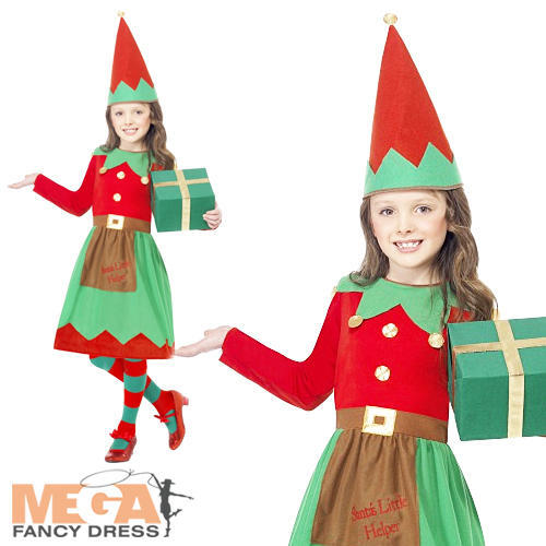 Costume natalizio elfo bambina