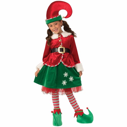 Costume elfo deluxe aiutante - deluxe,