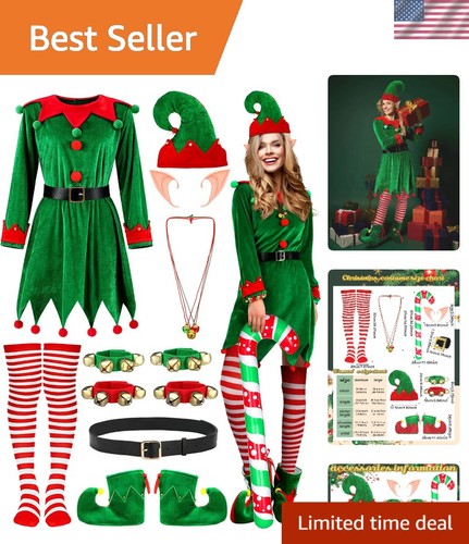 Costume elfo natale da - costume,