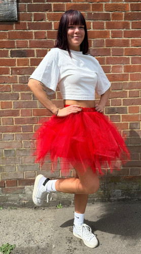 Gonna rossa tutu pixie - tutu, vestito