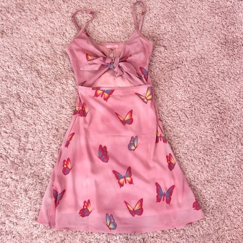 Vestito farfalla rosa - vestito, xs