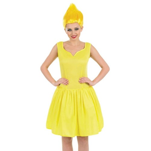 Costume donna giallo neon