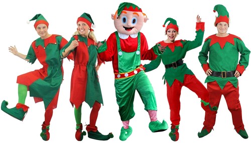 Costume elfo adulto natale - elfo,