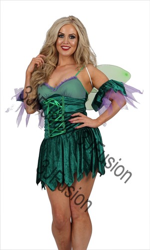 Costume donna adulto verde - donna,