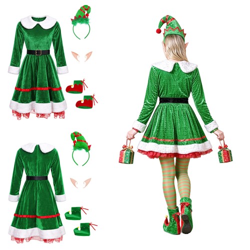 Costume donna elfo - , orecchie