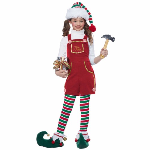 Costume bambina elfo aiutante