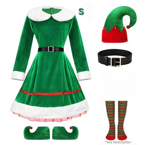Costume elfo natale donna - costume,