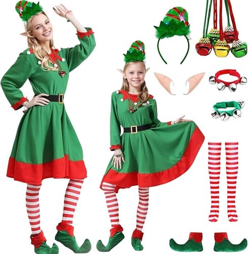 Costume elfo natale donna - natale,