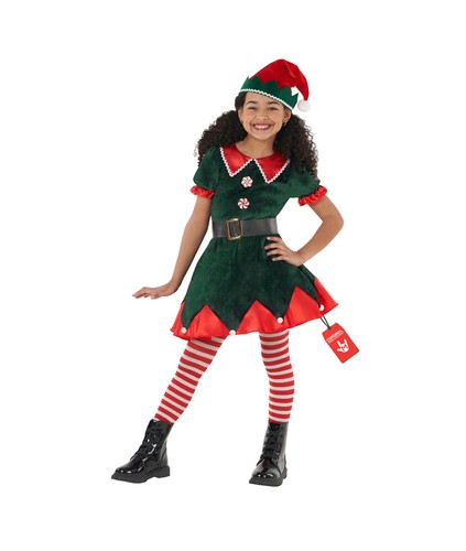 Costume elfo natale bambina - costume,