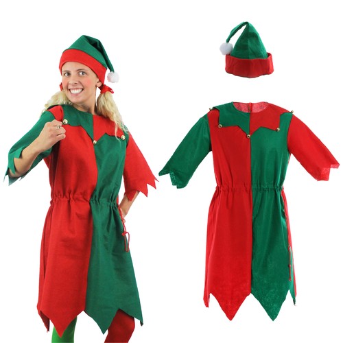 Costume elfo natale - di, adulti